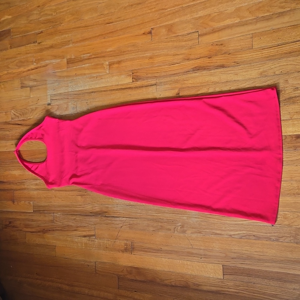 Women's Red Halter Dress